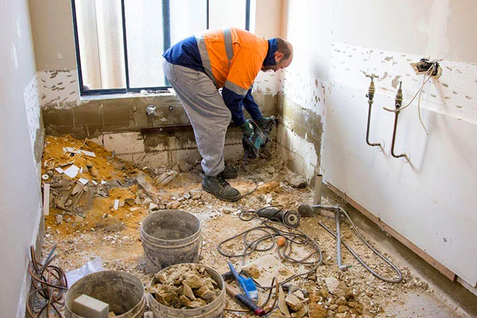 Rénovation plomberie maison ancienne-Avant